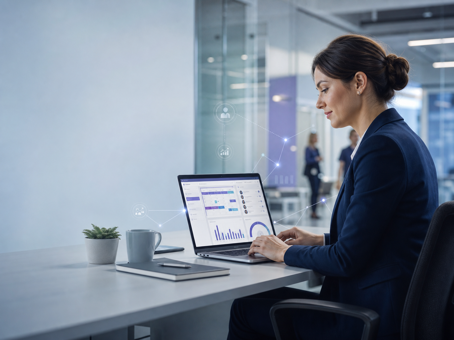 Digital healthcare operations platform in use